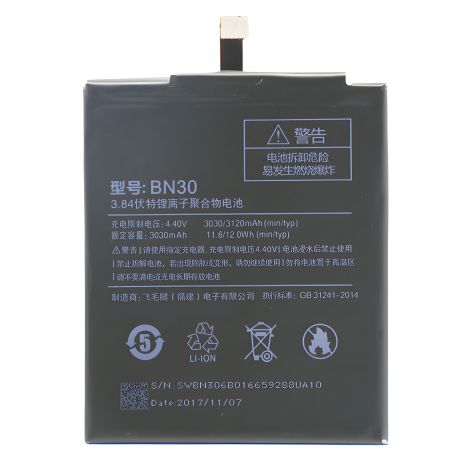 Для Xiaomi BN30 (Redmi 4a) аккумулятор, оригинал PRC, гарантия 12 мес.