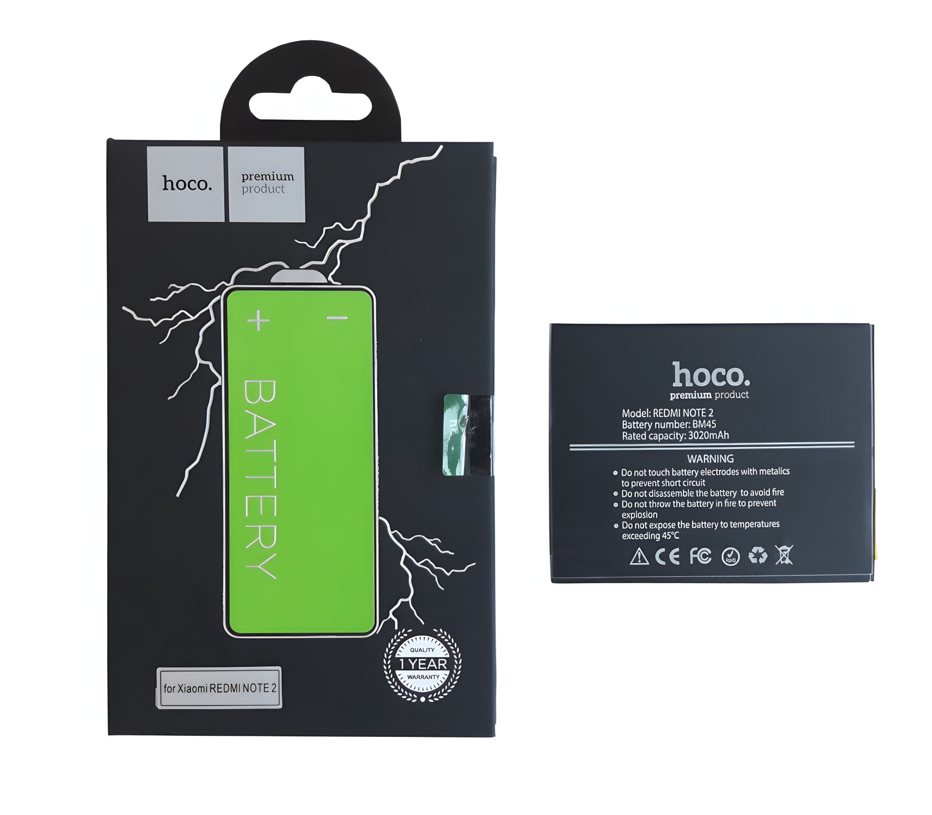 Акумулятор Hoco Xiaomi BM45/Redmi Note 2 Акумулятор Hoco Xiaomi BM45/Redmi Note 2