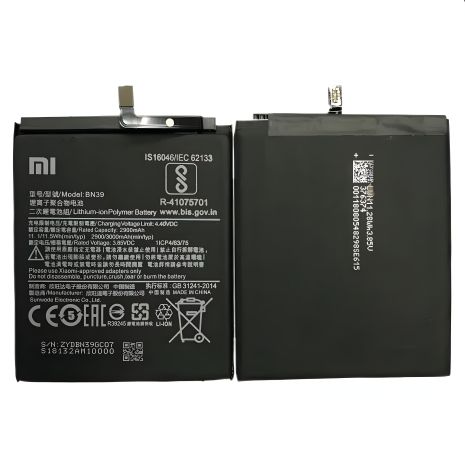 Акумулятор Xiaomi BN39 (Mi Play) M1901F9E 3000 mAh [Оригінал PRC] 12 міс. гарантії