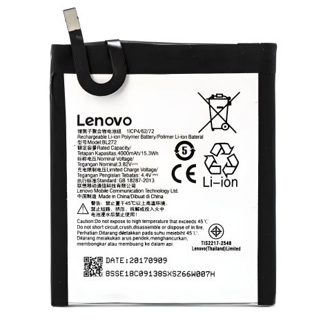Акумулятор Lenovo BL272/K6 Power [Original] 12 міс. гарантії