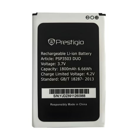 Батарея для смартфонов Prestigio моделей Wize D3, E3, K3, C3 / 3505/ 3509/ 3519/ 3503 [PRC Original], 12 месяцев гарантии