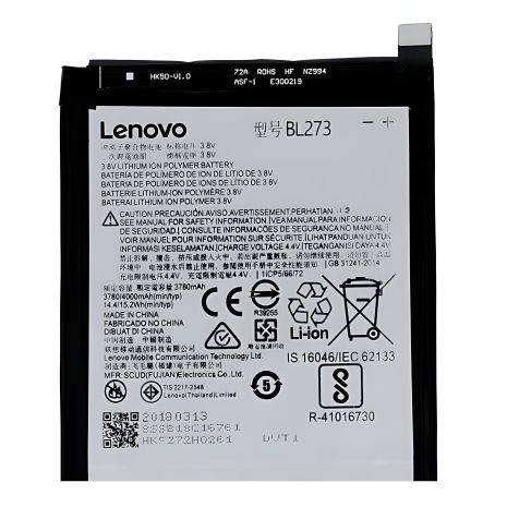 Lenovo K6 Note / K8 Plus / BL273 Аккумулятор 12 мес. гарантии [Original]