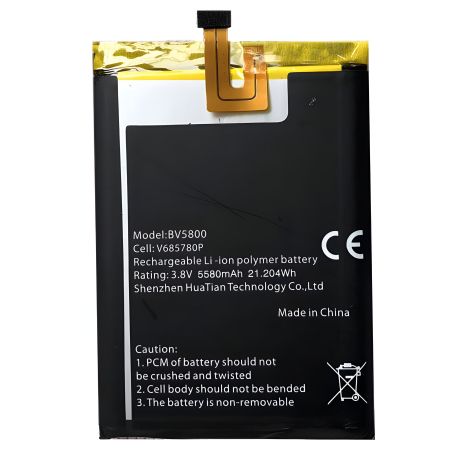 Акумулятор Blackview BV5800 V685780P 5580 mAh [Оригінал PRC] 12 міс. гарантії