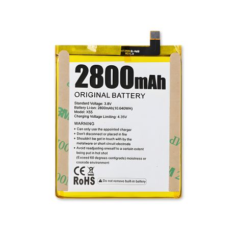 Оригінальний акумулятор для Doogee X55 (гарантія 12 місяців) Оригінальний акумулятор для Doogee X55 (гарантія 12 місяців)