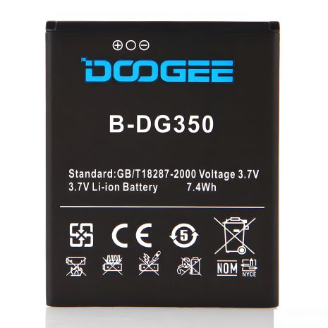 Акумулятор для Doogee DG350 2200mAh [Original PRC] з 12 місяцями гарантії