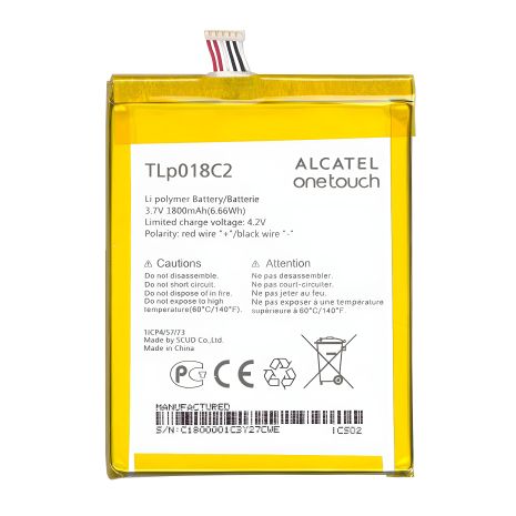 Аккумулятор для Alcatel 6033X / TLP018C2 [Original] 12 мес. гарантии
