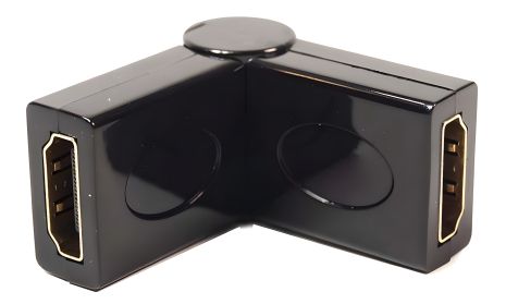 Перехідник PowerPlant HDMI AF-AF, 360 градусів обертання Перехідник PowerPlant HDMI AF-AF, 360 градусів обертання