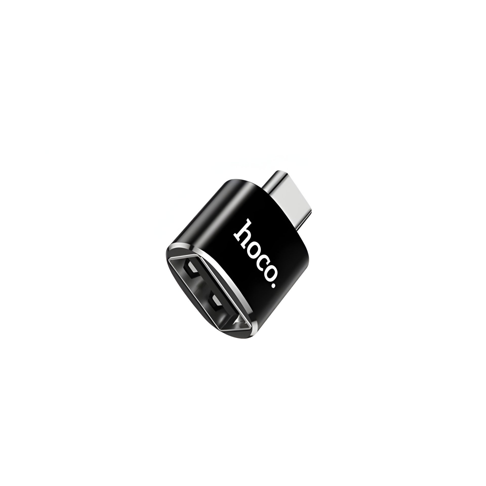 Адаптер перехідник Hoco UA5 Type-C to USB 2.0 (F) чорний Адаптер перехідник Hoco UA5 Type-C to USB 2.0 (F) чорний