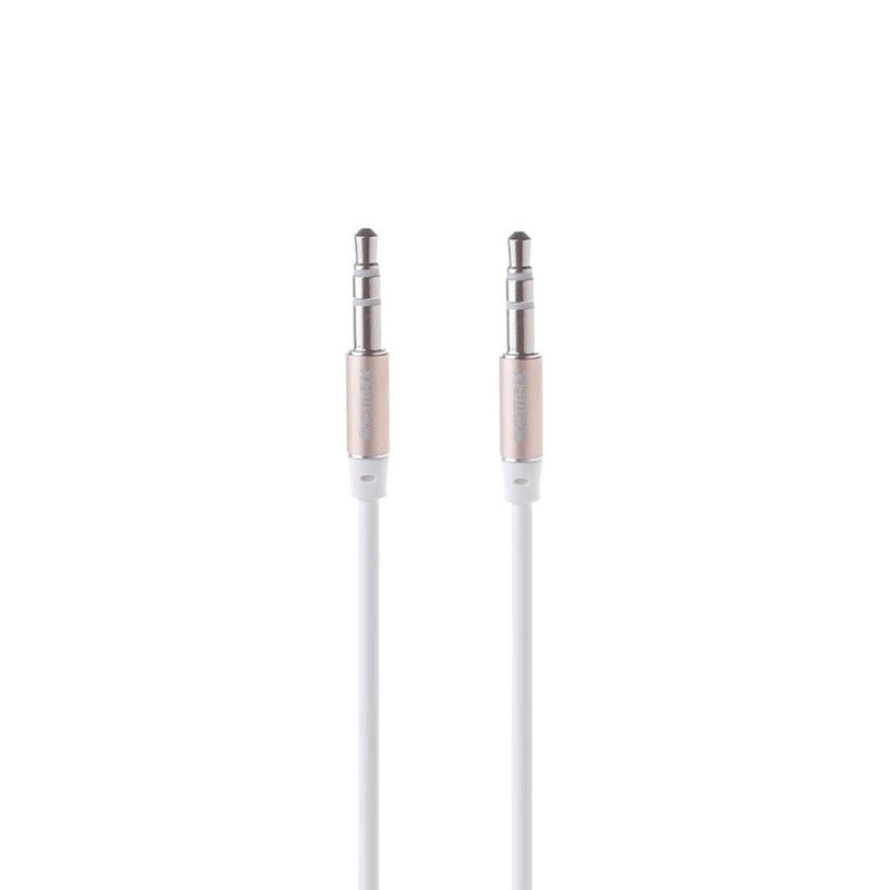 Кабель AUX Remax 3,5"-3.5" 1m White (RL-L100) Кабель AUX Remax 3,5"-3.5" 1m White (RL-L100)