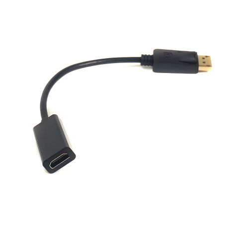 Перехідний кабель PowerPlant HDMI - DisplayPort, 0.2м Перехідний кабель PowerPlant HDMI - DisplayPort, 0.2м