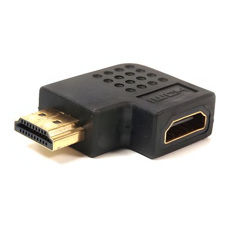 Сетевой адаптер PowerPlant HDMI AF - HDMI AM, правый угол