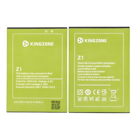 KingZone Z1 Акумулятор (3500mAh) [Original PRC] 12 міс. гарантії