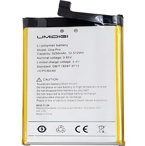 Оригінальний акумулятор на 3550mAh для Umi Umidigi One Pro [PRC] 12 міс. гарантії