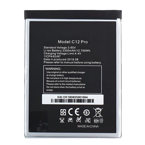 Акумулятор Oukitel C12 Pro (3300mAh) [Original PRC] 12 міс. гарантії