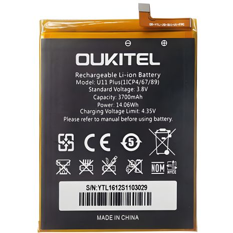 Аккумулятор для Oukitel U11 PLUS [Original PRC] 12 мес. гарантии