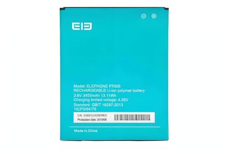 Заменяемый аккумулятор Elephone P7 [Оригинал PRC] с гарантийным сроком 12 месяцев