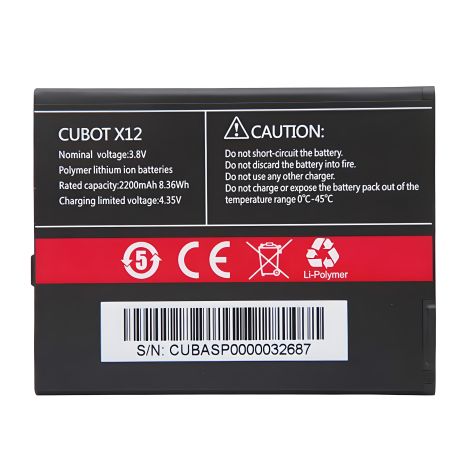 Акумулятор Cubot X12 [Original PRC] гарантия 12 мес.