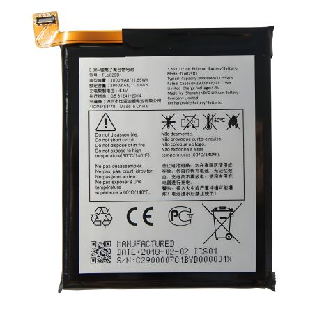 Акумулятор Alcatel TLP029D1(3 5052D, 5 5086Dl, 3L 5034D, 5058i, 1X 5008) [Original PRC] 12 міс. гарантії (Гарант)
