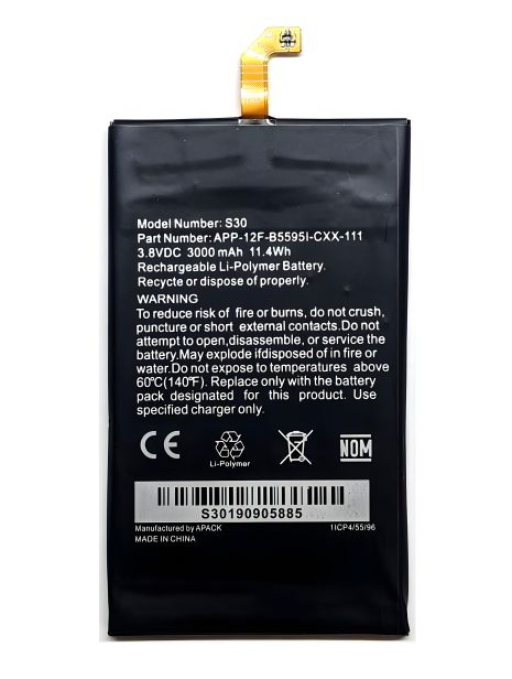 Акумулятори для Caterpillar CAT S30 APP-12F-B5595I-CXX-111 (3000mAh) [Original PRC] 12 міс. гарантії