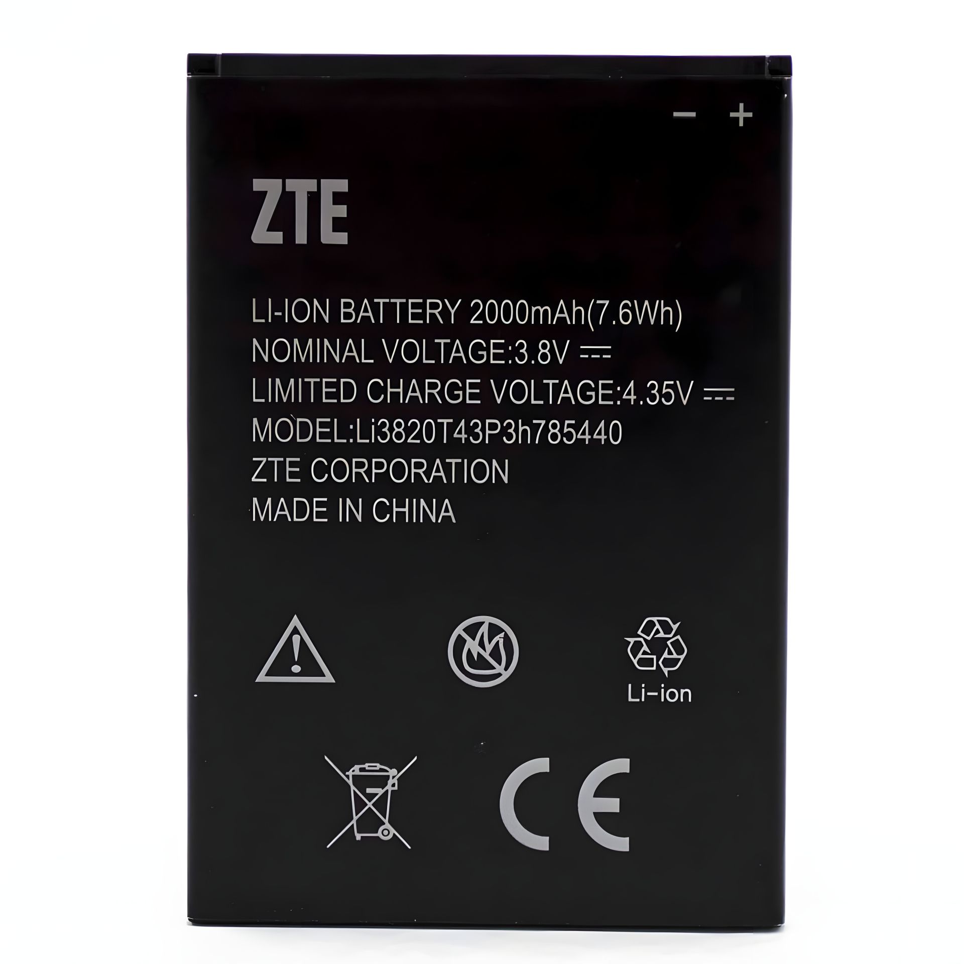 Оригінальний акумулятор ZTE Blade L370/Blade L2 Plus з гарантією на 12 міс. Оригінальний акумулятор ZTE Blade L370/Blade L2 Plus з гарантією на 12 міс.