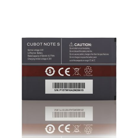 Акумуляторна батарея для Cubot Note S [Original PRC] 12 міс. гарантії