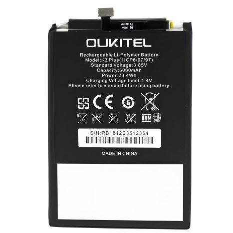 Аккумулятор Oukitel K3 Plus [Original PRC] 12 мес. гарантии