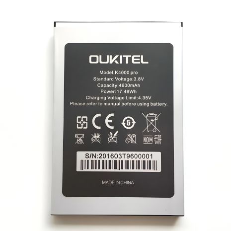 Акумулятор Oukitel K4000 Pro [Original PRC] гарантия 12 мес.