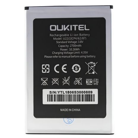 Акумулятор Oukitel U22 [Original PRC] 12 міс. гарантії