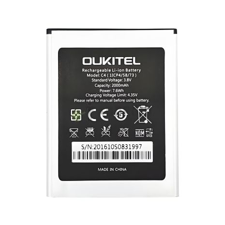 Oukitel C4 Акумулятор [Original PRC] 12 міс. гарантії