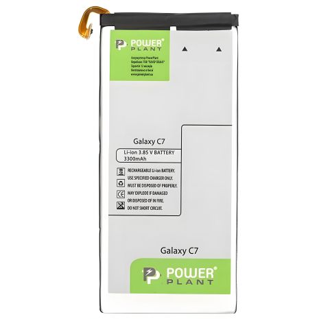 Акумулятор PowerPlant для Samsung Galaxy C7, ємність 3300mAh Акумулятор PowerPlant для Samsung Galaxy C7, ємність 3300mAh