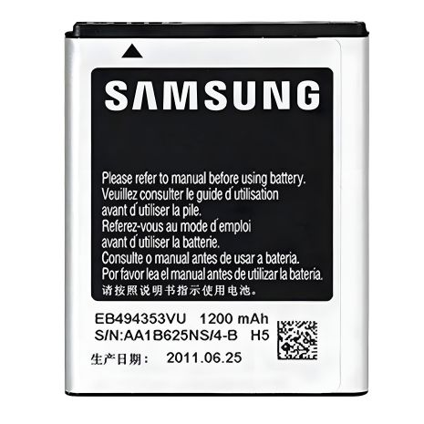 Аккумулятор для Samsung S5250 Wave 525 / EB494353VU 1200 mAh [Original] 12 мес. гарантии