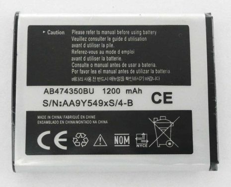 Акумулятор Samsung D780/AB474350BU [Original] 12 міс. гарантії