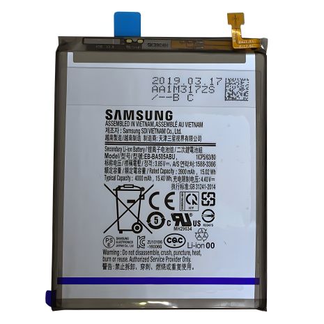 Оригінальний акумулятор Samsung A20/A30/A30s/A50 - EB-BA505ABU 4000 mAh, 12 міс. гарантії