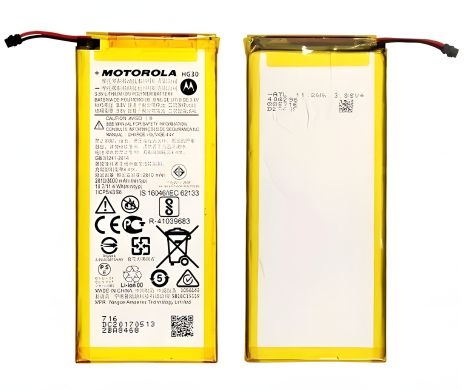Акумулятори Motorola HG30 для XT1792 MotoG5S/XT1793/XT1794/XT1802G5S Plus/XT1925 Moto G6 3000mAh [Original PRC], гарантія 12 міс.