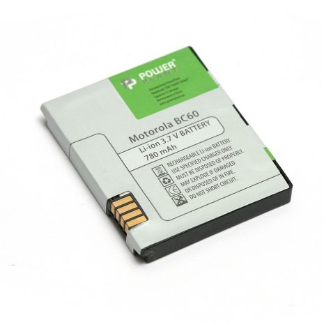 Акумулятор PowerPlant Motorola ROKR E6 (BC60) 780mAh Акумулятор PowerPlant Motorola ROKR E6 (BC60) 780mAh