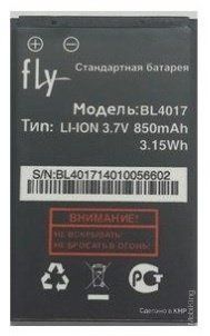 Акумулятор Fly BL4017 (DS125) [Original PRC] 12 міс. гарантії