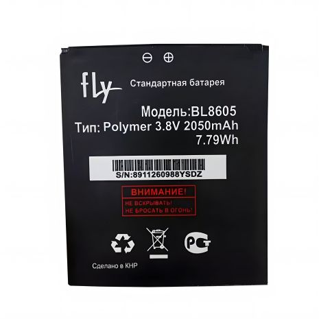 Оригинальный аккумулятор для Fly BL8605 / FS502 с гарантией 12 мес.