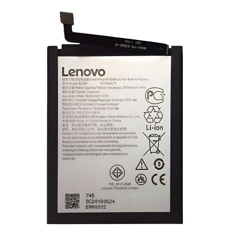 Lenovo аккумулятор для BL289 (K5 Play 2018, L38011), оригинальный [PRC], 12 месяцев гарантии