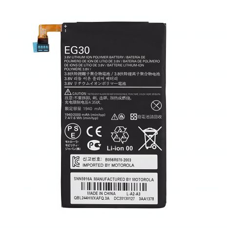 Motorola аккумулятор EG30 - XT1030 Droid Mini/ XT1905 Moto X2/ XT890 Razr i/ XT901 Electrify/ XT902 Razr M/ XT905/ XT907 / XT980 [Original] с гарантией 12 мес.