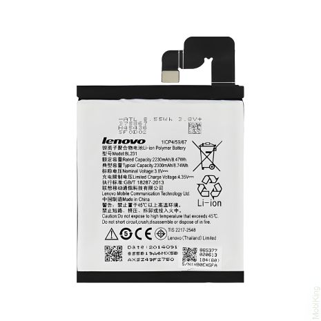 Lenovo Акумулятори S90, Vibe X2 (BL231) [Original PRC] 12 міс. гарантії