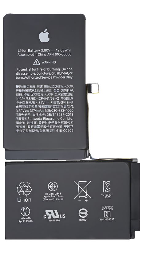 Аккумулятор для Apple iPhone XS Max 3174 mAh [Original] 12 мес. гарантии