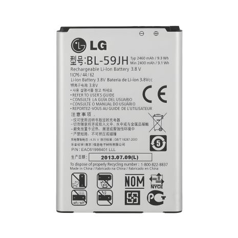 LG Аккумулятор, BL-49JH, 2460 mAh, Оригинал PRC, 12 месяцев гарантии