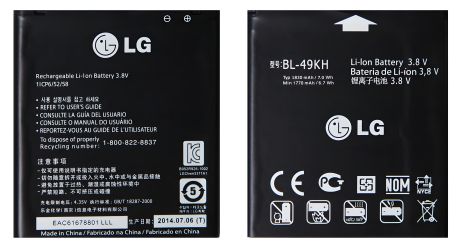 LG P936, Аккумулятор, BL-49KH, Оригинал PRC, 12 месяцев гарантии