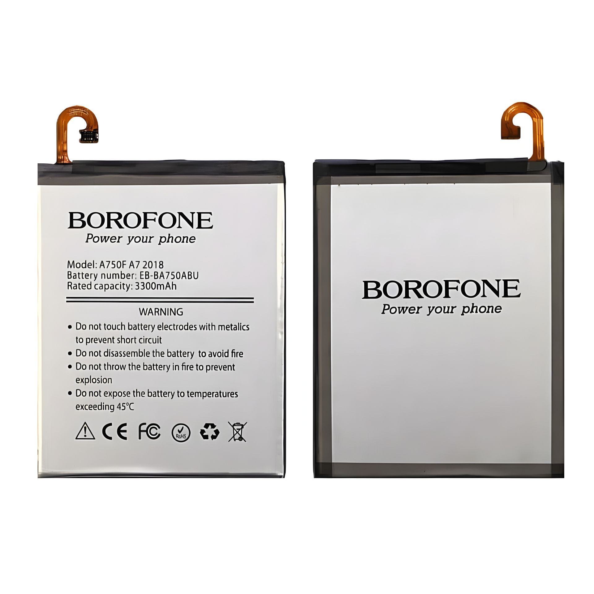 Акумулятор Borofone EB-BA750ABU для Samsung A750 A7 (2018)/A105 A10 (2019)/M105 M10 Акумулятор Borofone EB-BA750ABU для Samsung A750 A7 (2018)/A105 A10 (2019)/M105 M10