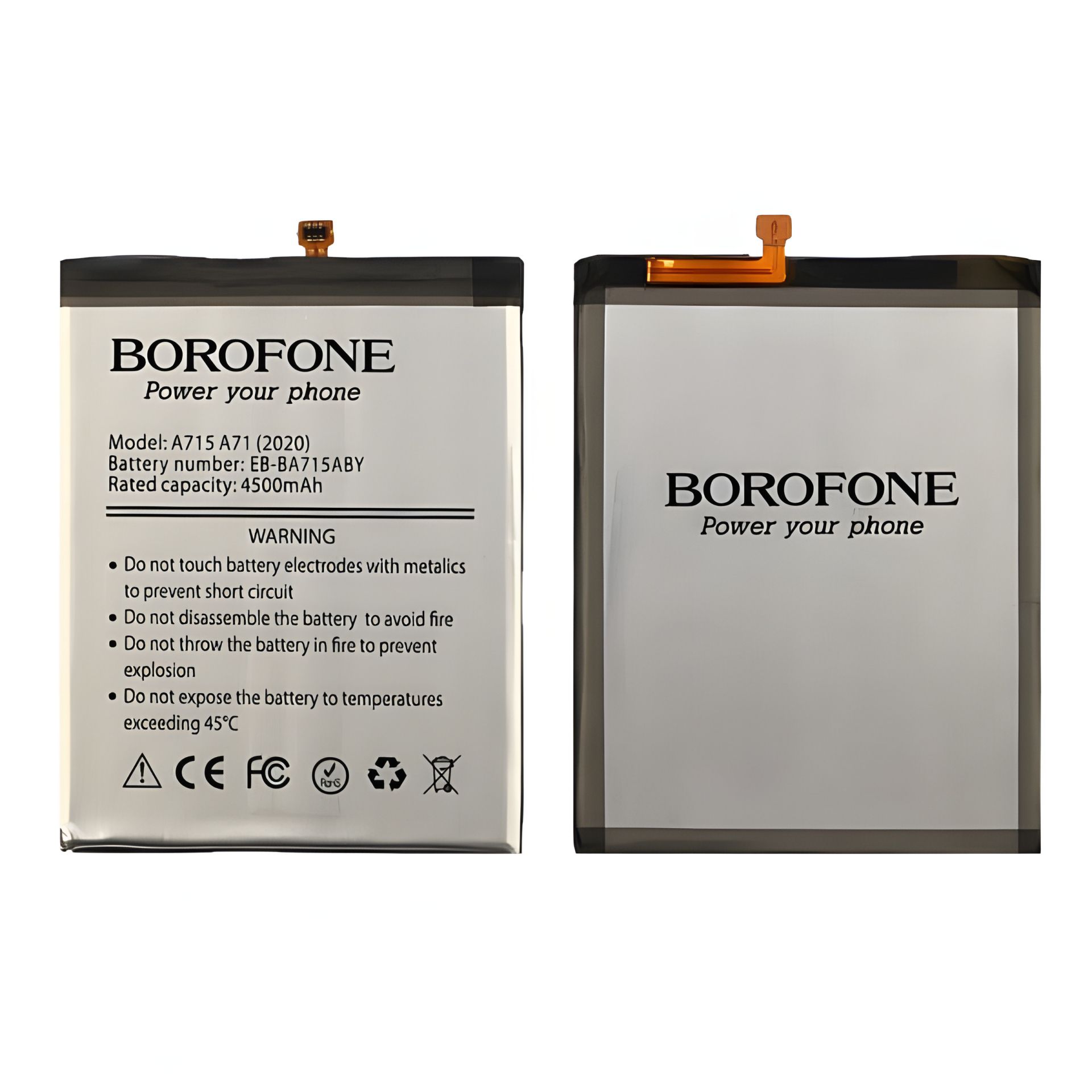 Батарея Borofone EB-BA715ABY для Samsung A715 A71 (2020) Батарея Borofone EB-BA715ABY для Samsung A715 A71 (2020)