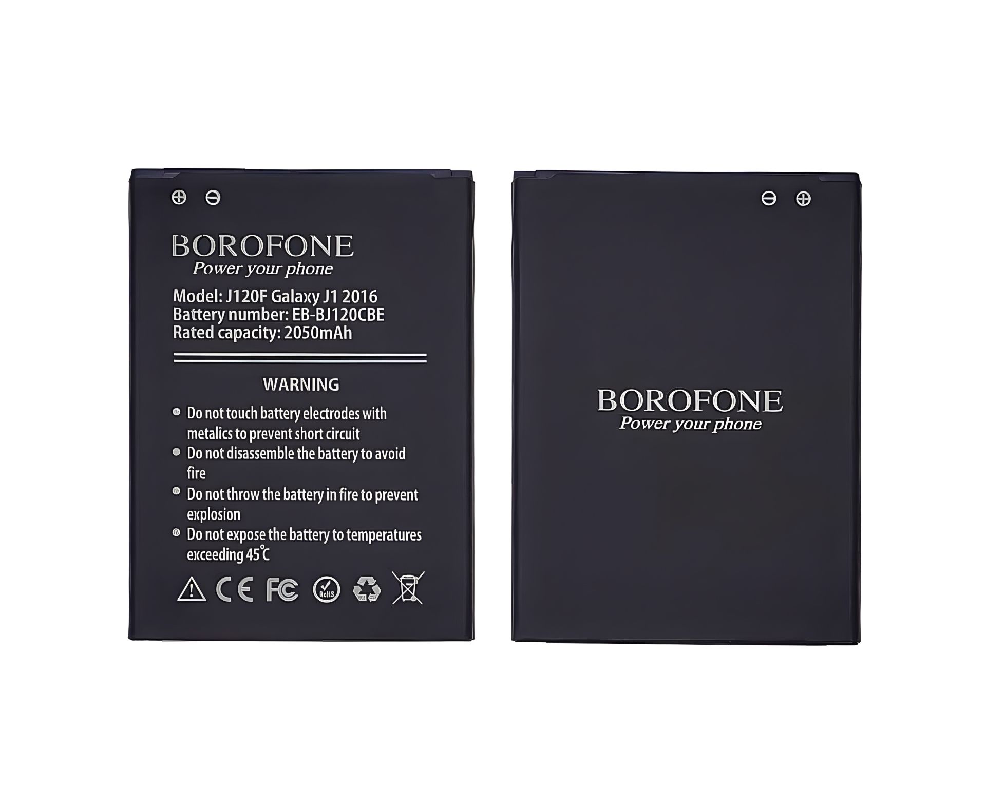 Accu Borofone EB-BJ120CBE для Samsung J120 J1 (2016) Accu Borofone EB-BJ120CBE для Samsung J120 J1 (2016)