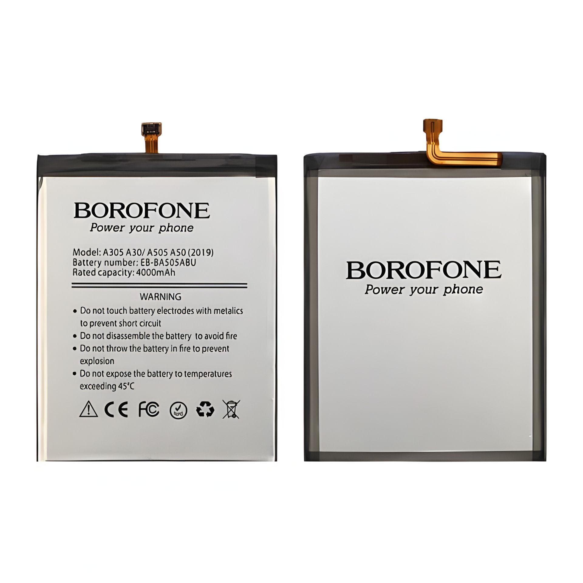 Акумулятор Borofone EB-BA505ABU/ABN для Samsung A30, A50, A20, A30s (2019) Акумулятор Borofone EB-BA505ABU/ABN для Samsung A30, A50, A20, A30s (2019)