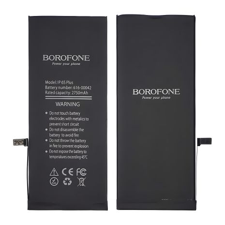 Borofone Аккумулятор для Apple iPhone 6S Plus 2750 mAh Borofone Аккумулятор для Apple iPhone 6S Plus 2750 mAh