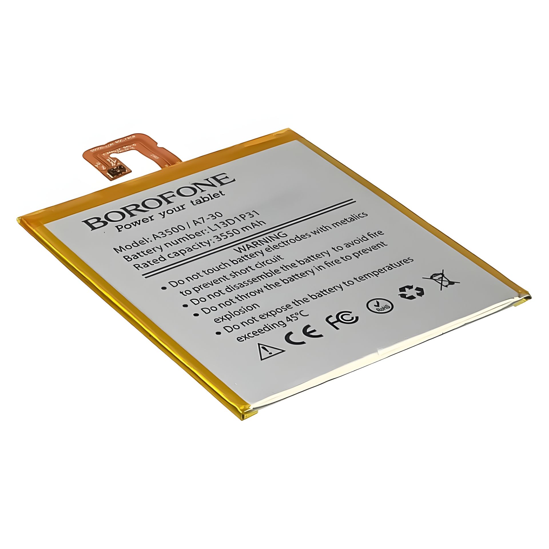 Borofone L13D1P31 Акумулятор для Lenovo A3500/A7-30/TB-7304 Tab 7 Essential Borofone L13D1P31 Акумулятор для Lenovo A3500/A7-30/TB-7304 Tab 7 Essential