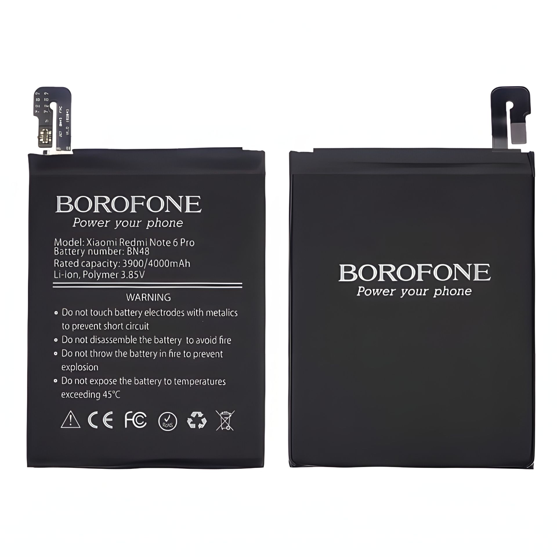 Borofone аккумулятор для Xiaomi Redmi Note 6 Pro BN48 Borofone аккумулятор для Xiaomi Redmi Note 6 Pro BN48